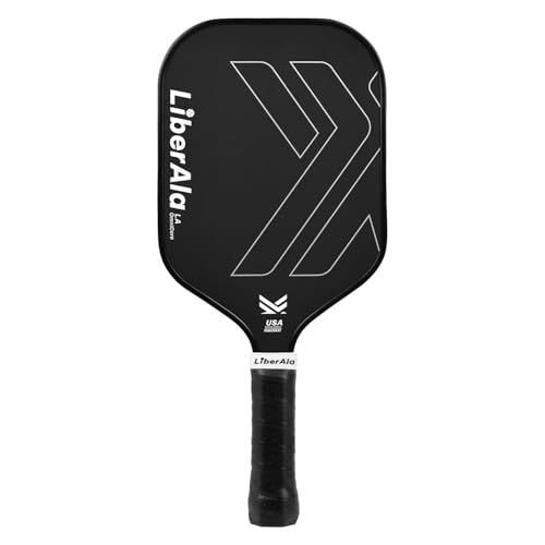 LiberAla Pro Pickleball Paddles, Raw Carbon Fiber Surface
