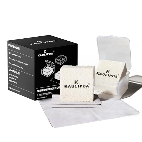 Kaulipoa 2 Pack Pickleball Paddle Eraser Kit, Carbon Fiber...