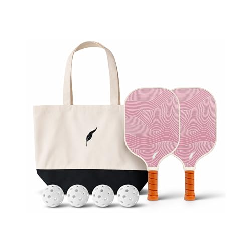 Inscribe Pickleball Paddles Set of 2 with Balls and Bag