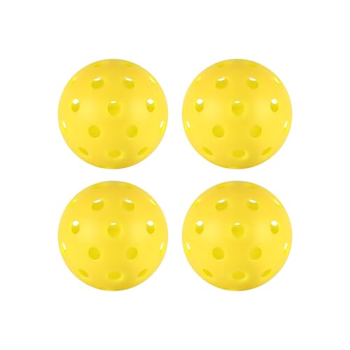 4pcs Pickleball Balls,40 Holes Outdoor Pickleball Balls,8mm...