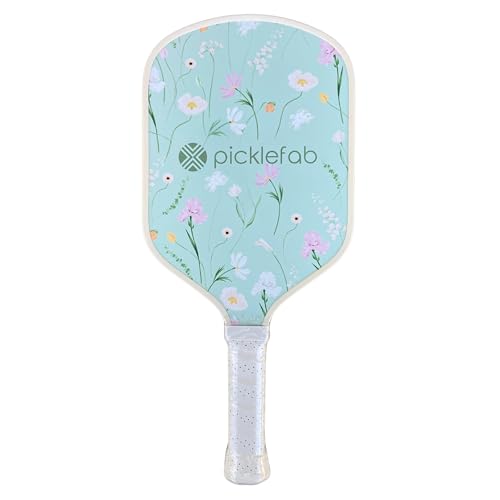 PICKLEFAB Green Garden Pickleball Paddle for Women Floral
