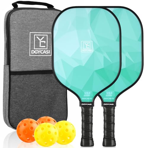 YC DGYCASI Pickleball Paddles Set of 2 USAPA Approved