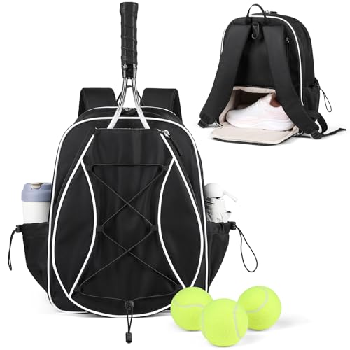 Marvolia Tennis Bags for Women Men Tennis Backpack 2 Rackets