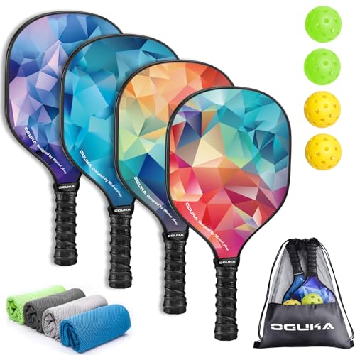 Oguka Pickleball Paddles,Lightweight Pickleball Paddles Set...