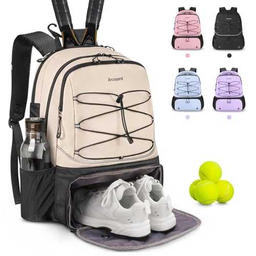 Arcoyard Tennis Bag, Large Tennis Bags For Women Men
