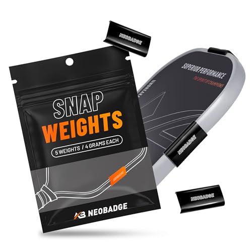 Snap Weights for 16mm Pickleball Paddles, No-Residue...