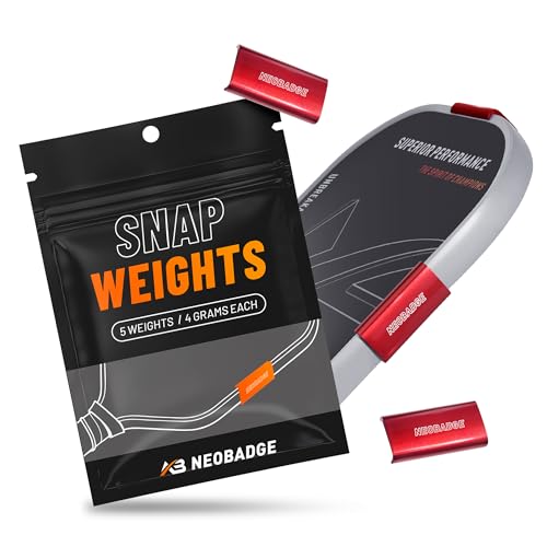 Snap Weights for 16mm Pickleball Paddles, No-Residue...