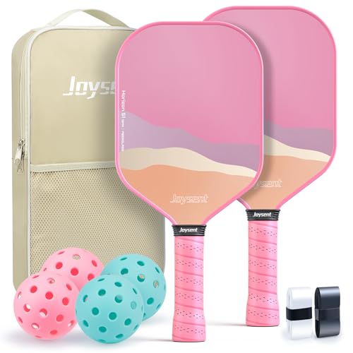 Joysent Pickleball Paddles Set of 2, Lightweight USAPA...