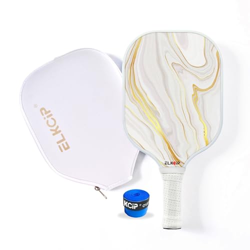 Composite Pickleball Paddle with Cover for Women, White...