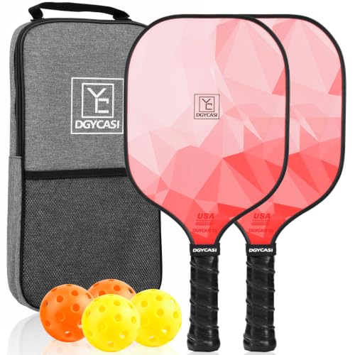YC DGYCASI Pickleball Paddles Set of 2 USAPA Approved