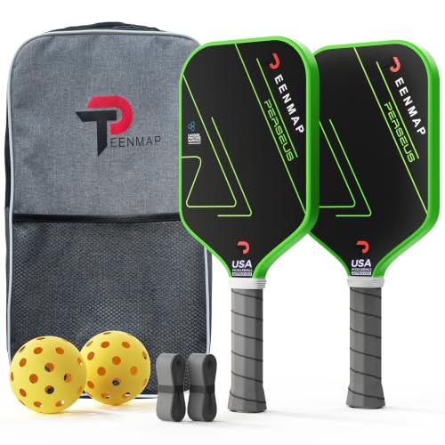 2026 Pickleball Paddles Set of 2, USAPA Approved Carbon...