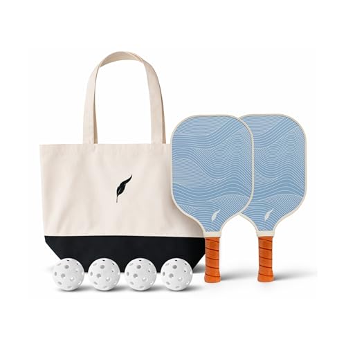 Inscribe Pickleball Paddles Set of 2 with Balls and Bag