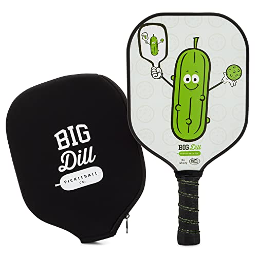 Big Dill Pickleball Paddle with Cover – Lightweight...