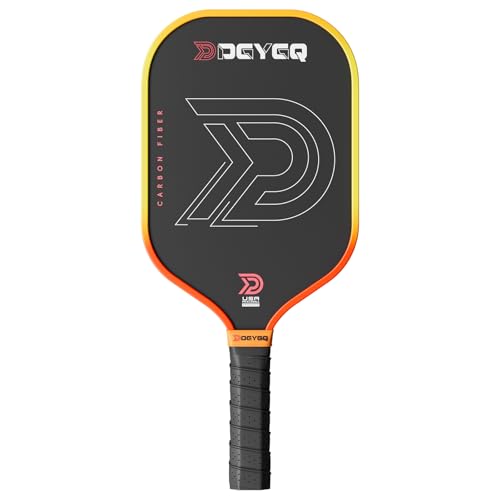 DGYGQ Pickleball Paddles, T700 Raw Carbon Fiber Surface