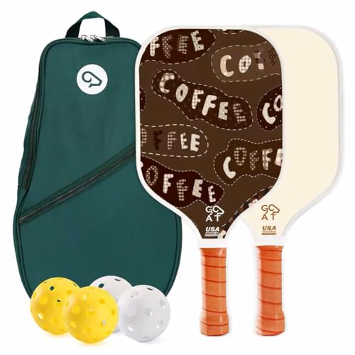 Goat Cute Pickleball Paddles Set of 2, Lightweight...